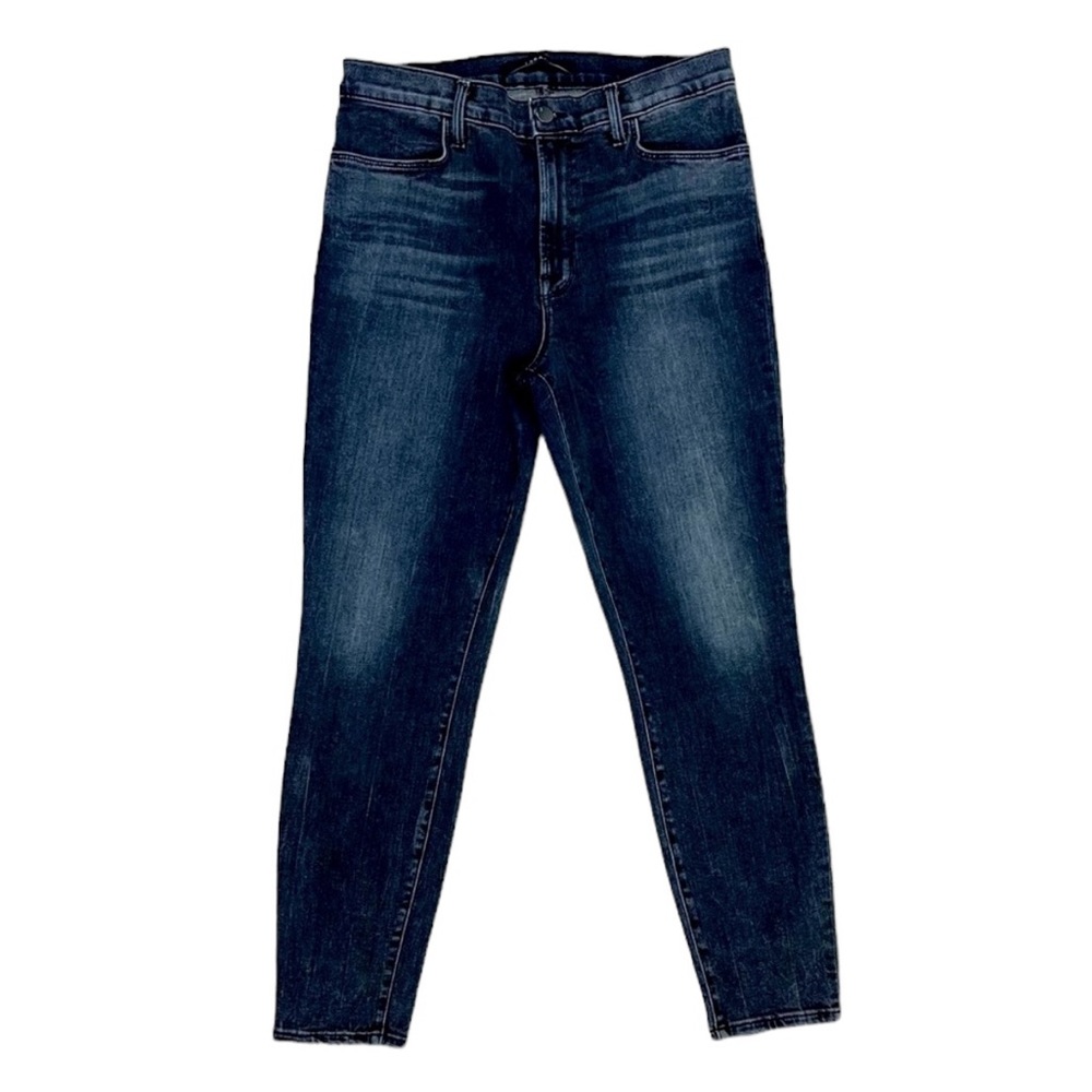 J Brand Alana High Rise Skinny Ankle Acid Wash Jeans Spectre Size 31
